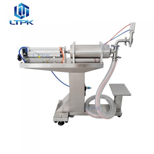 50-500ml Vertical pneumatic piston liquid filling machine