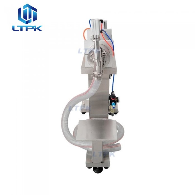 50-500ml Vertical pneumatic piston liquid filling machine 