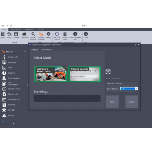 2024.09 Doosan DMS-5 3.2.1 Excavator Diagnostic Software with Troubleshooting