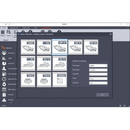 2024.09 Doosan DMS-5 3.2.1 Excavator Diagnostic Software with Troubleshooting