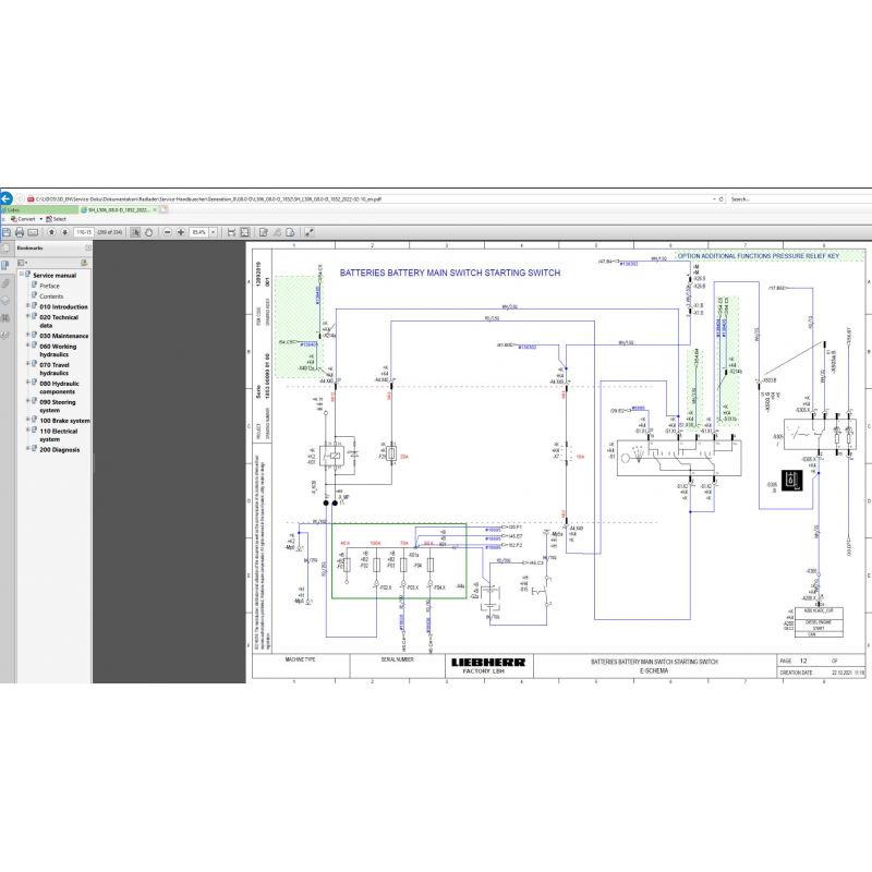 Liebherr Lidos Offline Service Documentation Updated 03.2022